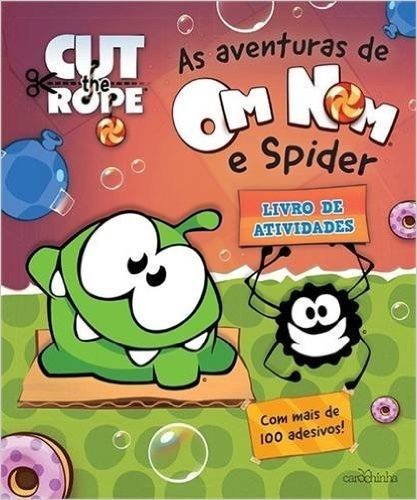 As Aventuras de Om Nom e Spider. Livro de Atividades com Mais de 100 Adesivos