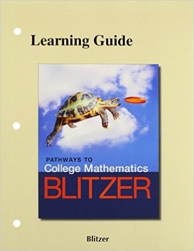 The Learning Guide for Pathways to College Mathematics