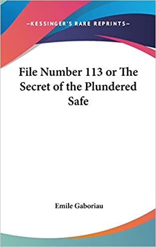 indir File Number 113 or the Secret of the Plundered Safe