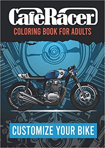 indir Cafe Racer - Coloring Book for Adults: motorcycle coloring books - Customize your Bike