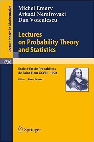 Lectures on Probability Theory and Statistics: Ecole D'Ete de Probabilites de Saint-Flour XXVIII - 1998 baixar