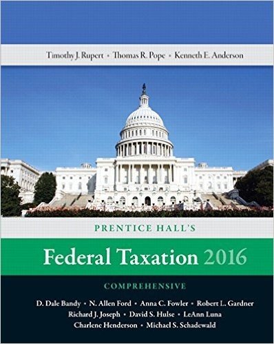Prentice Hall's Federal Taxation 2016 Comprehensive Plus Myaccountinglab with Pearson Etext -- Access Card Package