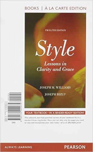 Style: Lessons in Clarity and Grace, Books a la Carte Edition
