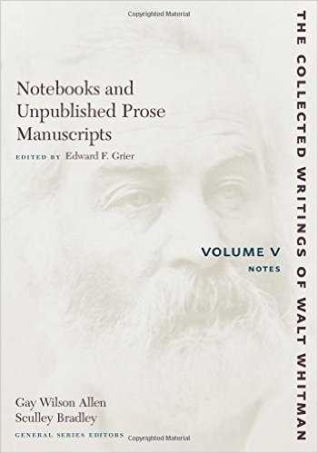 Notebooks and Unpublished Prose Manuscripts, Volume V: Notes