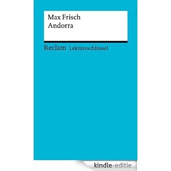 Lektüreschlüssel. Max Frisch: Andorra (Reclam Lektüreschlüssel) (German Edition) [Kindle-editie]