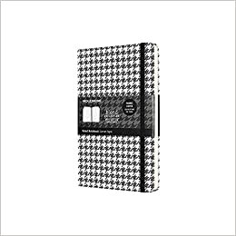 indir Moleskine - Limited Edition Blend Notebook mit Stoffbezug, groß 13x21 cm, gefütterte Seiten, Umschlag mit Hahnentrittmuster