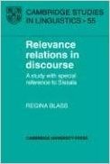Relevance Relations in Discourse baixar