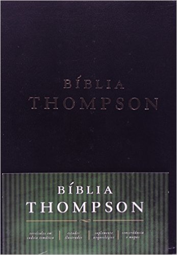 Biblia Thompson - Capa Luxo Preta C/Indice