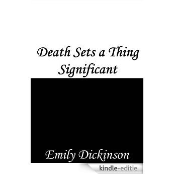Death Sets a Thing Significant (English Edition) [Kindle-editie]