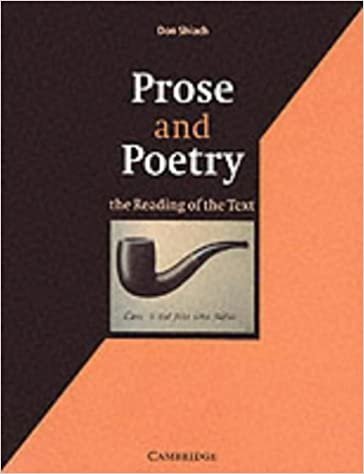 Prose and Poetry: The Reading of the Text indir