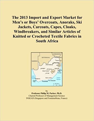 indir The 2013 Import and Export Market for Men&#39;s or Boys&#39; Overcoats, Anoraks, Ski Jackets, Carcoats, Capes, Cloaks, Windbreakers, and Similar Articles of ... or Crocheted Textile Fabrics in South Africa