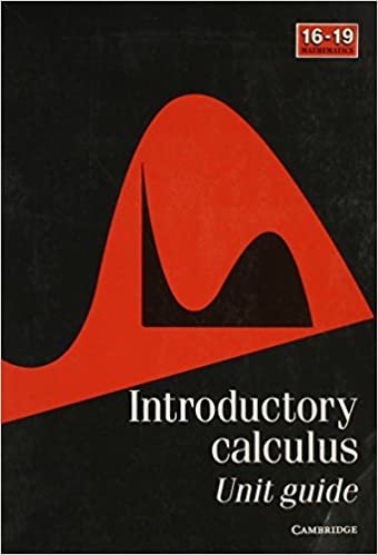 Introductory Calculus Unit Guide (School Mathematics Project 16-19)