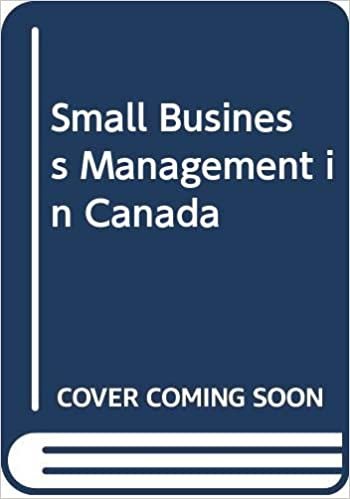 Small Business Management in Canada