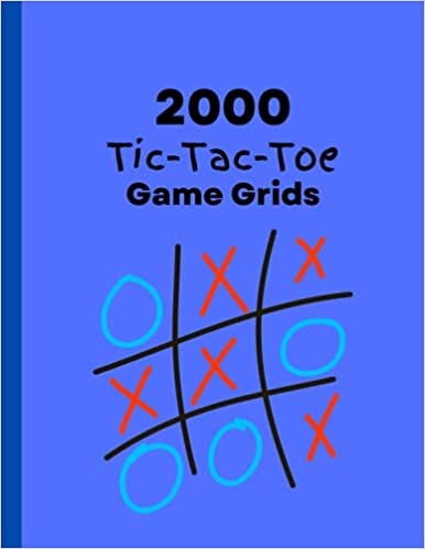 indir 2000 Tic Tac Toe Game Grids: 100 Fun Pages with 20 Game Grids per Page Activity Book