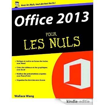 Office 2013 Pour les Nuls [Kindle-editie]