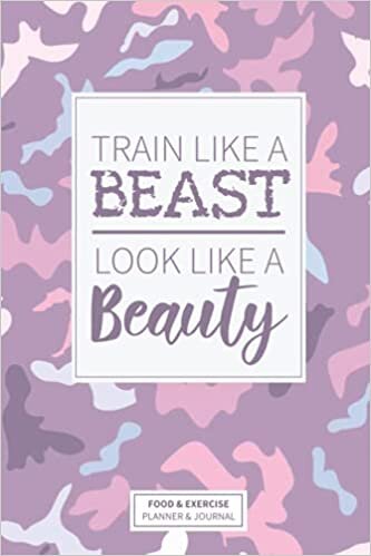 indir Train Like a Beast Look Like Beauty - Motivational Meal Planner and Exercise Journal for Men and Women - Camouflage: Diet and exercise planner | Daily ... Log for Weight Loss, Health and Fitness.