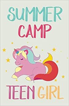 indir Summer Camp Teen Girl Notebook Unicorn: Lined Notebook, Camping Journal, Cute Keepsake Memory Notebook for Children