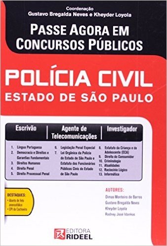 Passe Agora em Concursos Públicos. Polícia Civil do Estado de São Paulo