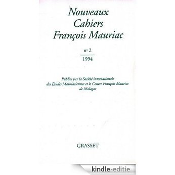 Nouveaux Cahiers Françis Mauriac nº02 (Littérature Française) (French Edition) [Kindle-editie]