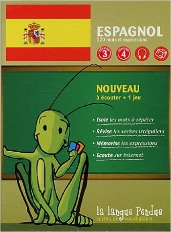 Cartes de vocabulaire espagnol-français