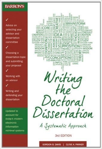 Writing the Doctoral Dissertation: A Systematic Approach baixar