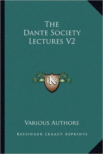 The Dante Society Lectures V2 baixar