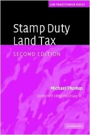 Stamp Duty Land Tax (Law Practitioner Series)
