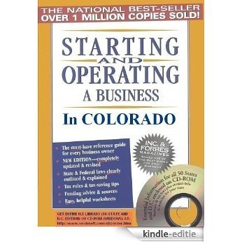 Starting and Operating a Business in Colorado (Starting and Operating a Business in the U.S. Book 2015) (English Edition) [Kindle-editie]