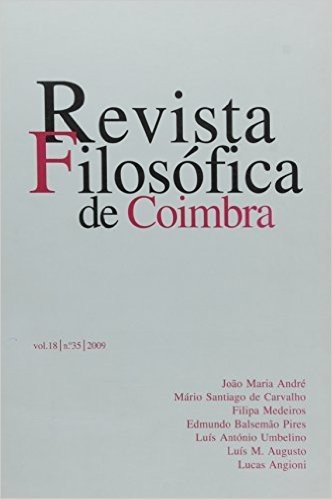 Revista Filosofica De Coimbra | Volume 18 | N.?35 | 2009