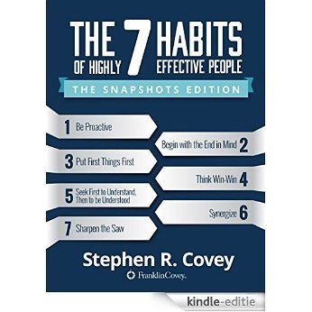 The 7 Habits of Highly Effective People: The Snapshots Edition (English Edition) [Kindle-editie]