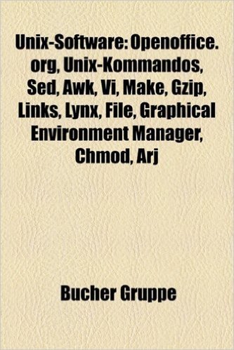Unix-Software: Perl, Openoffice.Org, Emacs, MySQL, Unix-Kommandos, sed, Gnu Compiler Collection, awk, Konqueror, Gnome, VI, Gnu Priva