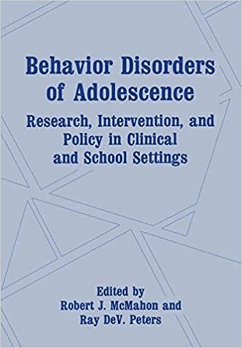 indir Behavior Disorders of Adolescence: Research, Intervention, and Policy in Clinical and School Settings