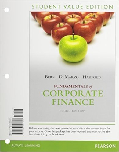Fundamentals of Corporate Finance, Student Value Edition Plus New Myfinancelab with Pearson Etext -- Access Card Package