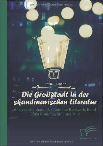 Die Grossstadt in Der Skandinavischen Literatur: Analysiert Anhand Der Romane Haervaerk, Rand, Roda Rummet, Sult Und Stuk