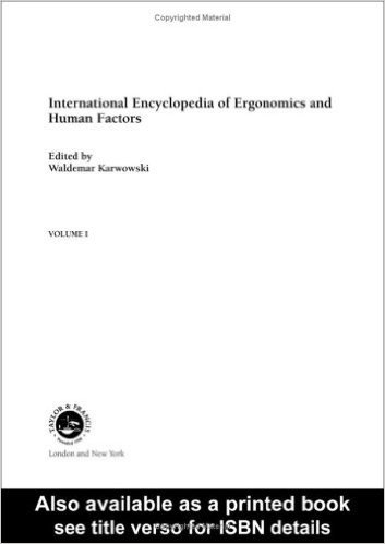 International Encyclopedia of Ergonomics and Human Factors - 3 Volume Set baixar