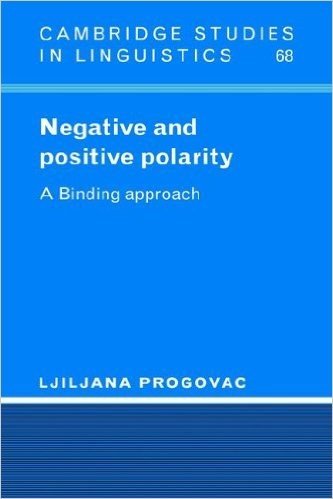 Negative and Positive Polarity: A Binding Approach baixar
