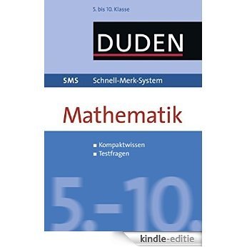 SMS Mathematik 5.-10. Klasse (Duden SMS - Schnell-Merk-System) [Kindle-editie] beoordelingen