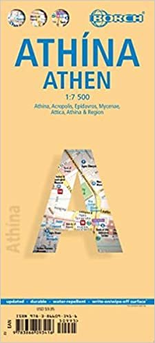 Athen ( Atthina / Athens ) 1 : 7 500 (Borch Maps)