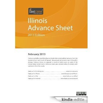 Illinois Advance Sheet January 2013 (English Edition) [Kindle-editie]