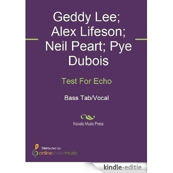 Test For Echo [Kindle-editie]