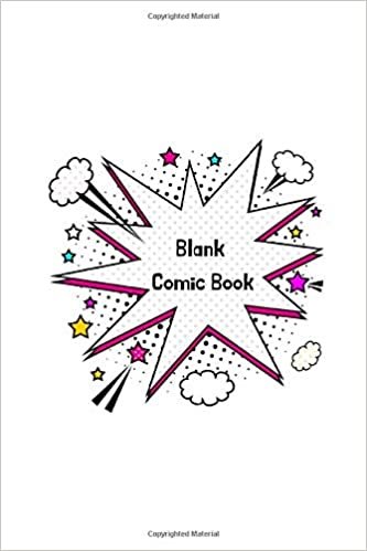 indir Blank Comic Book: Draw Your Own Comics, Comic Book Templates For Kids, 6&quot; x 9&quot;, 110 pages