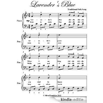 Lavender's Blue Easy Piano Sheet Music (English Edition) [Kindle-editie]