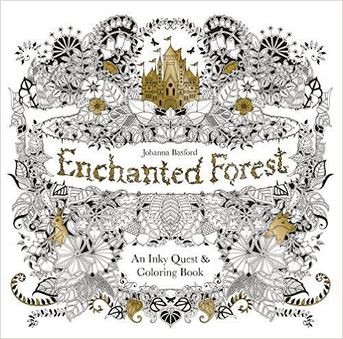Enchanted Forest: An Inky Quest & Coloring Book