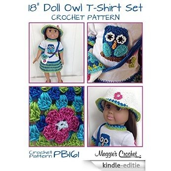 Crochet Pattern Owl T-Shirt Dress, Hat & Purse for 18" Doll PB161 (English Edition) [Kindle-editie] beoordelingen