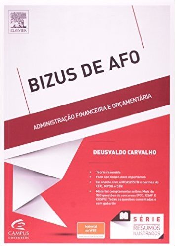 Bizus de AFO. Administração Financeira e Orçamentária