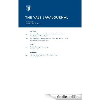 Yale Law Journal: Volume 121, Number 2 - November 2011 (English Edition) [Kindle-editie]