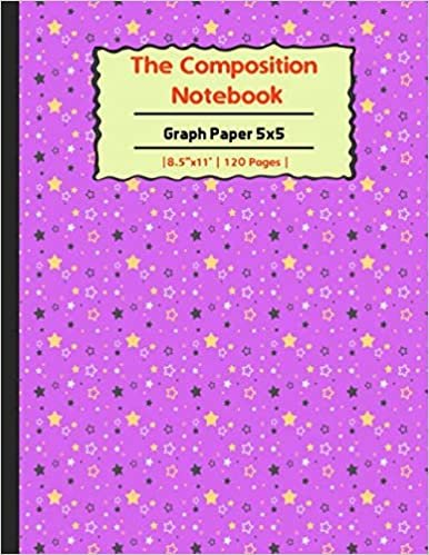 indir The Composition Book: Graph Paper 5x5: Quad Ruled 5x5-VOL.TV11, The Notebook For Design Projects, Mapping, Designing Floorplans, Tiling, Playing Pen ... Planning Embroidery, Cross Stitch Or Knitting