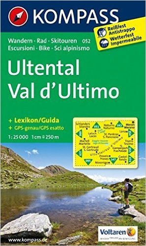 Ultental 052 GPS wp kompass D/I Val d'Ultimo