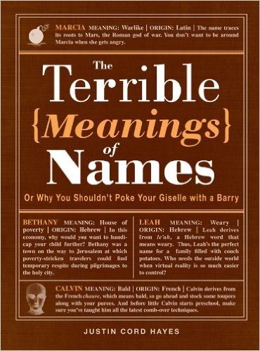 The Terrible Meanings of Names: Or Why You Shouldn't Poke Your Giselle with a Barry