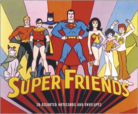 Super Friends Notecards with Envelope